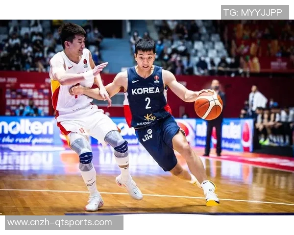 亚运会中国男篮迎战韩国队全力争胜展现团队精神与竞技风采